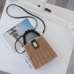 New Autumn Collection: Woven Straw Beach Bag — Stylish Handbag & Versatile Shoulder Bag (Crafted from Paper Rope)